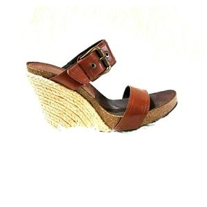 Women's Slip On Wedge Sandals